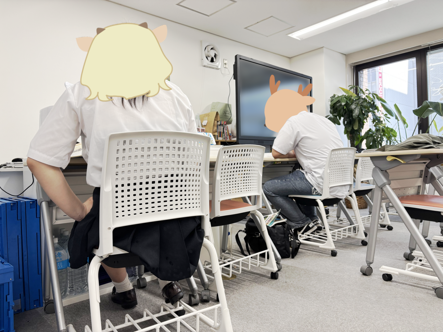 テスト勉強、がんばっています!