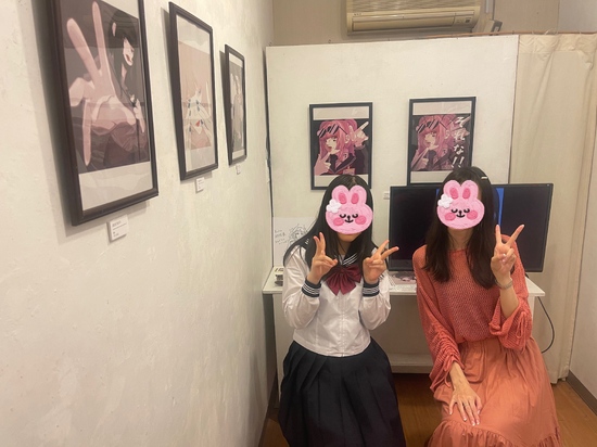 生徒による個展開催🎶