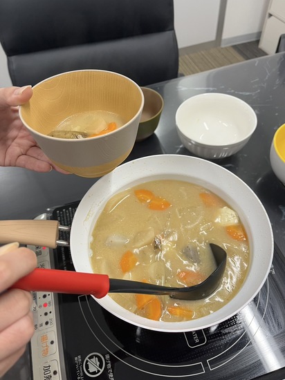 豚汁を作ったよ～～～