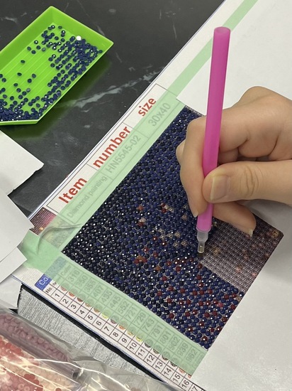 ダイヤモンドアートに挑戦！