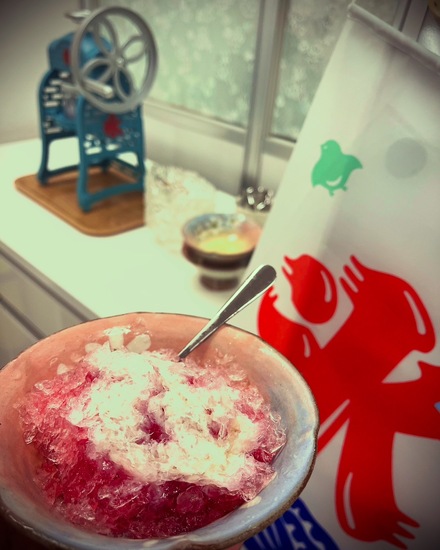 スクーリングオリエンテーションの後は『かき氷』