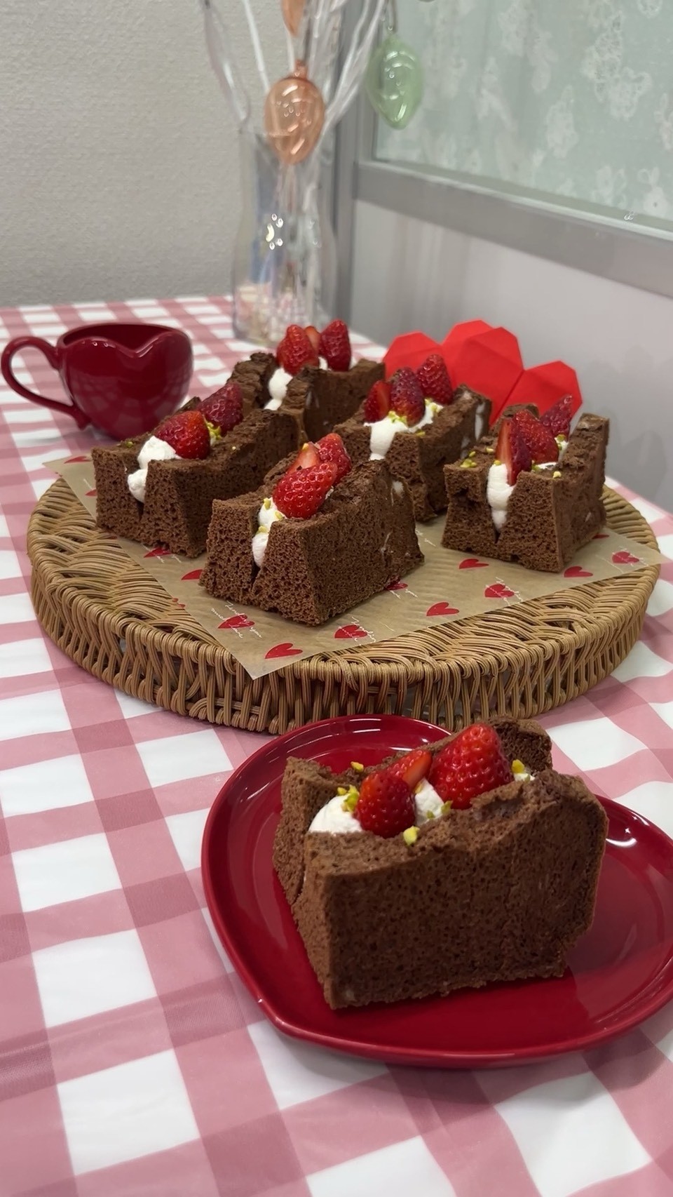 2月のスイーツ作り～ショコラシフォンサンド～