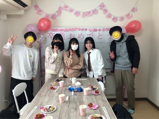 ◎終業式＆卒業生を送る会