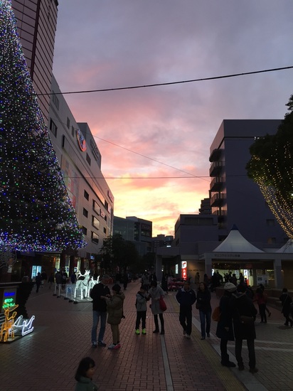 多摩センターの夕焼け
