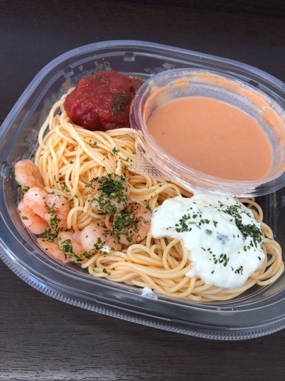 夏の海老トマトクリーム