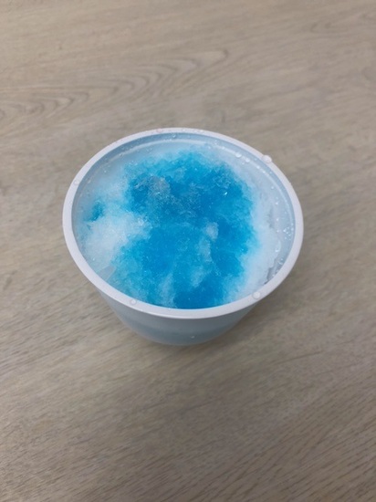 夏の終わりのかき氷