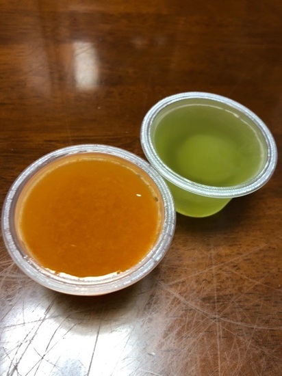 メロン＆ぶどうゼリー