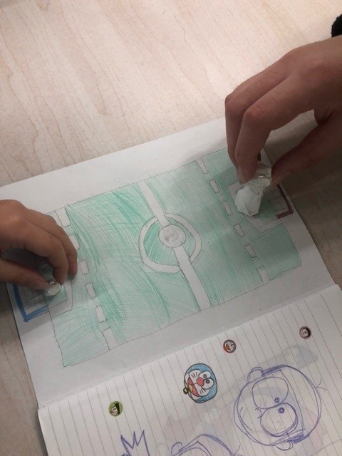 オリジナルのサッカーゲーム