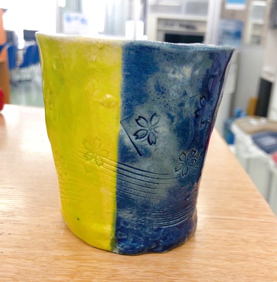 釉薬二色使い！