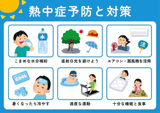 熱中症に気をつけよう！