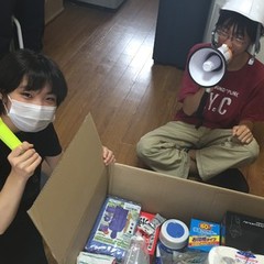防災用の備品を整理しています！