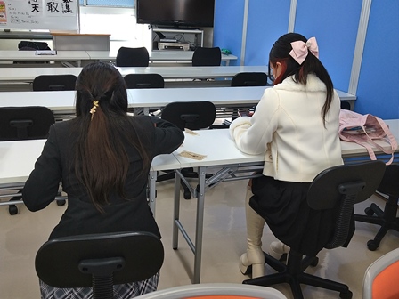 寒さに負けず　令和6年1月24日