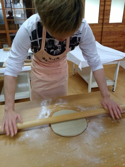 そば打ち体験☆