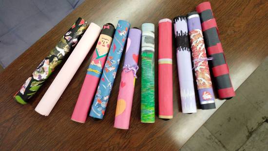 万華鏡作りをしました