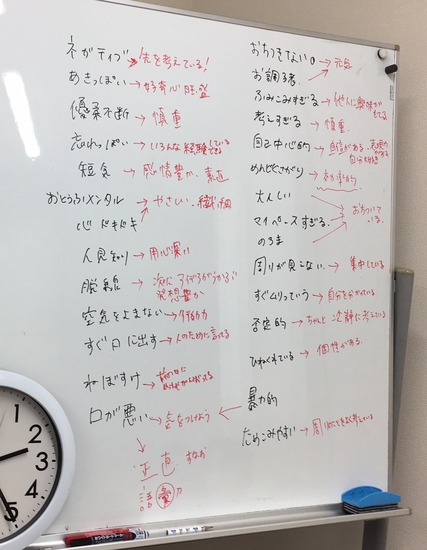 マイナビさんの「自己診断」出前講座