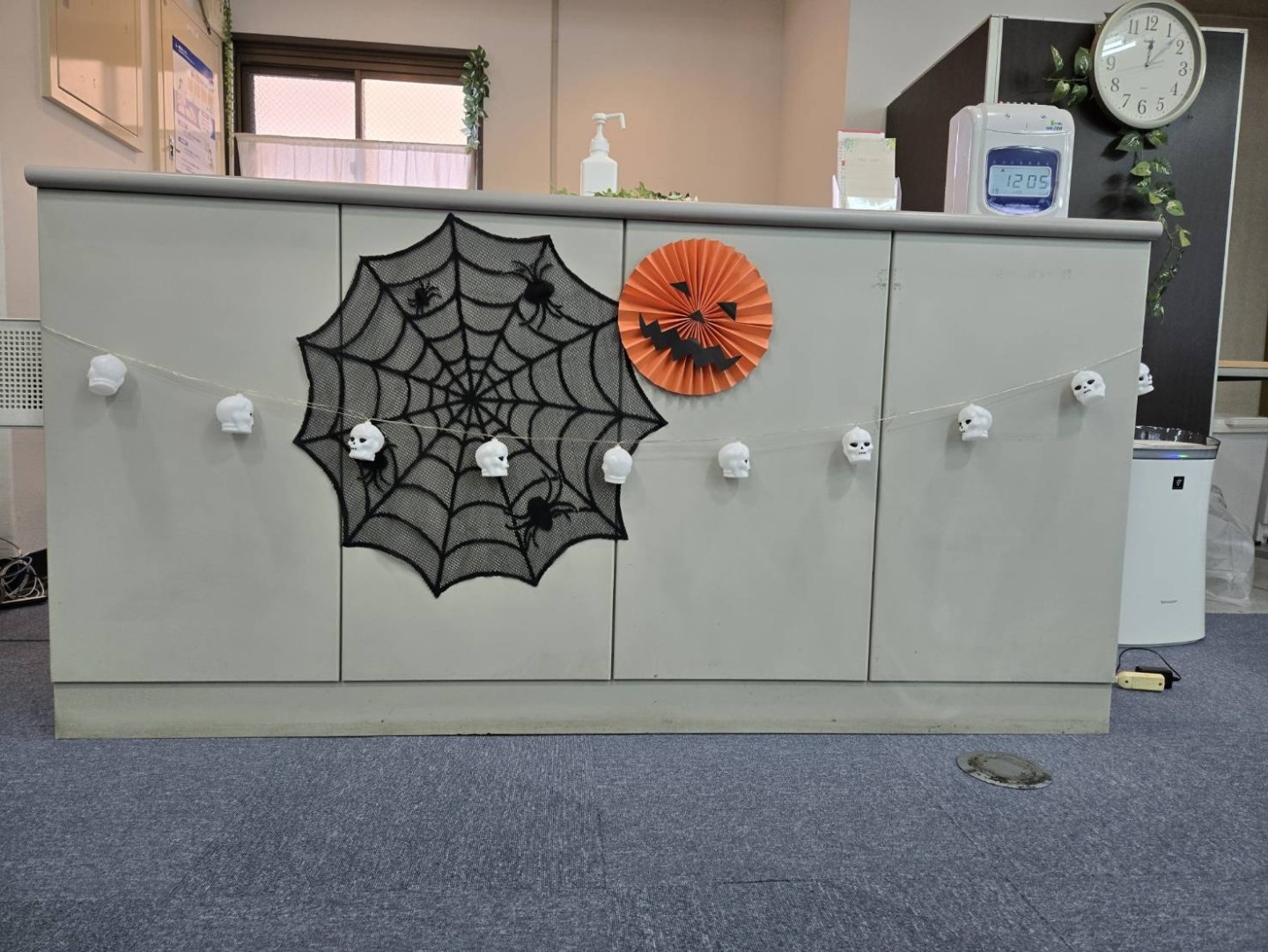 ハロウィン仕様に…！