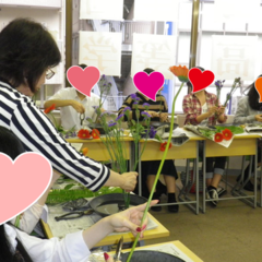 第１回生け花講習会☆
