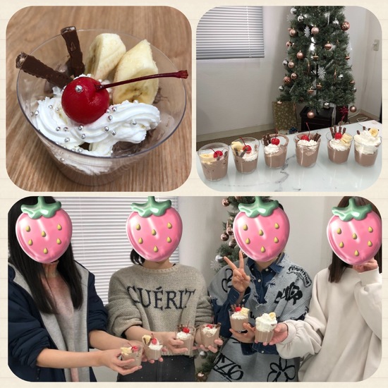 クリスマスイベント　～ムース作り～