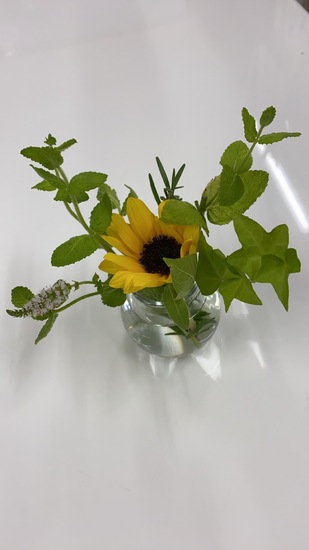 夏のフラワーアレンジ