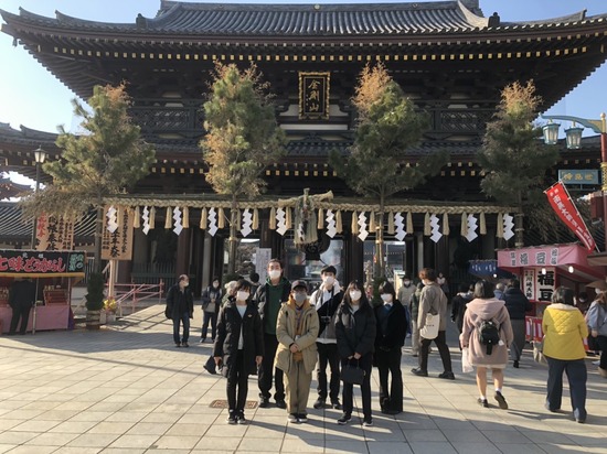 川崎大師に初詣