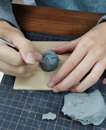 特別活動　フィギュア製作体験