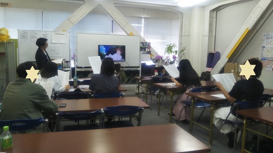 特別活動　声優体験