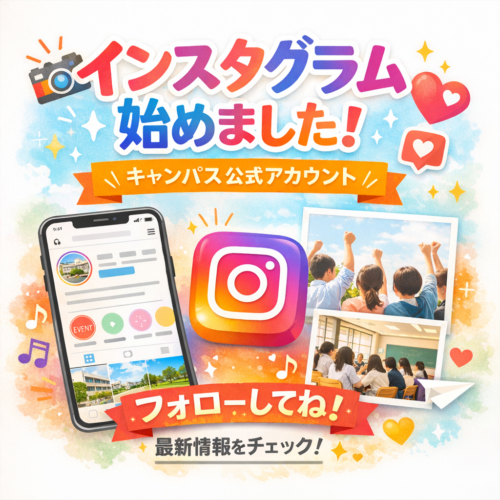 Instagramはじめました！
