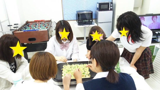 たこ焼きパーティをしました！