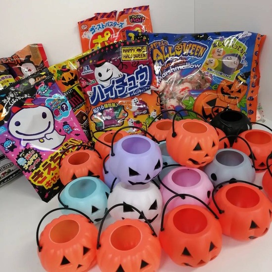 ハロウィンの飾りを作りました！