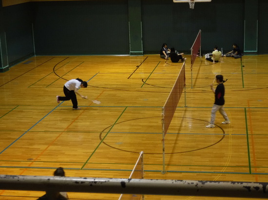 バドミントンしました！