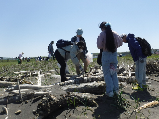 「海のクリーアップ大作戦」参加