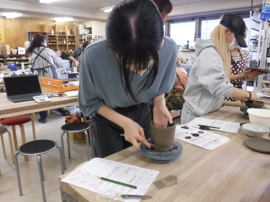 陶芸体験実施