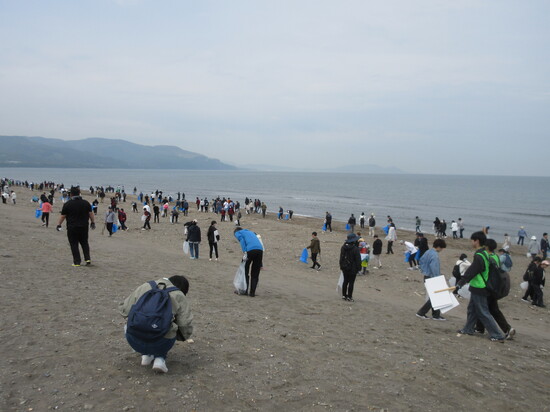 海のクリーンアップ大作戦に参加