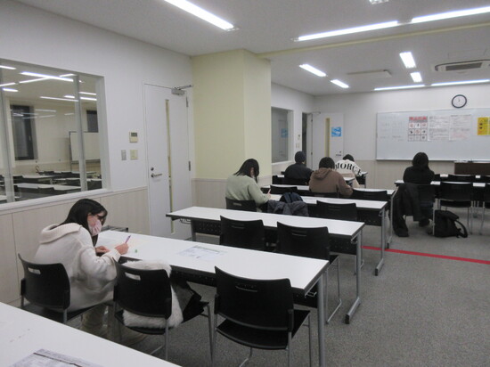 単位認定試験始まる