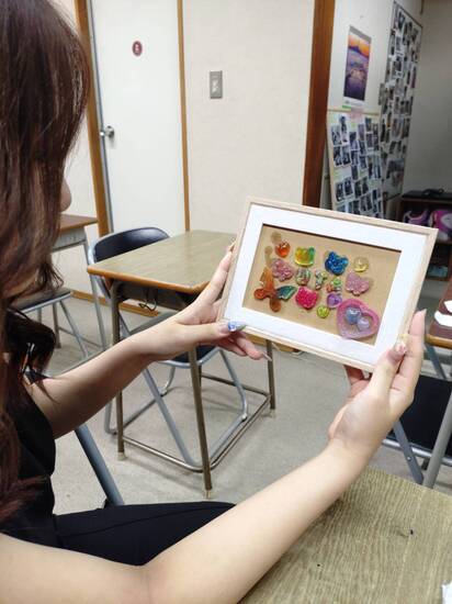 8月のランチ会＆レジン作り会を開催しました！