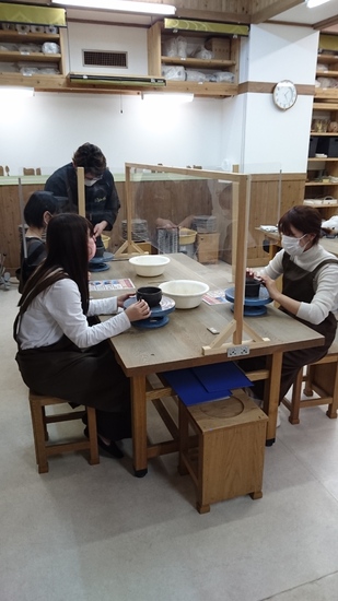 『備前焼土ひねり体験』