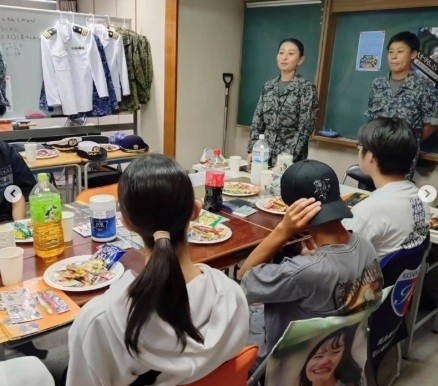 【岡山駅前キャンパス】自衛隊の方をお招きし、特別活動を実施しました！
