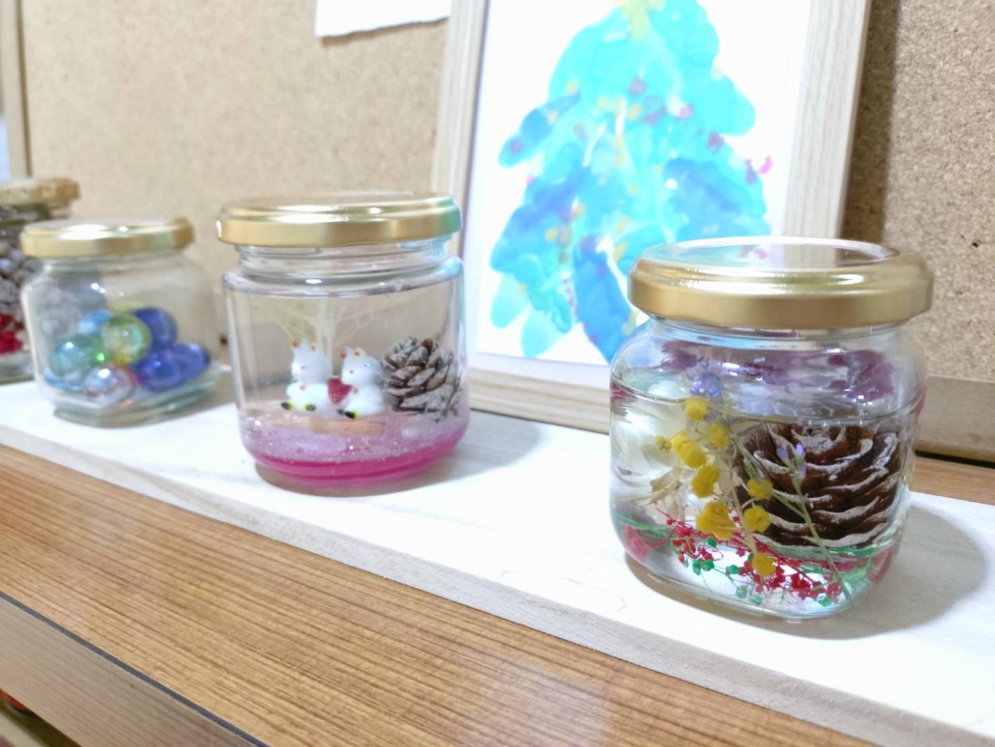 【岡山駅前キャンパス】ハーバリウムを作りました♪