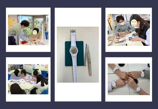 特別活動　時計電池交換ワークショップが実施されました