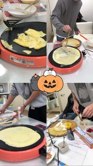 ハロウイン　クレープパーティ