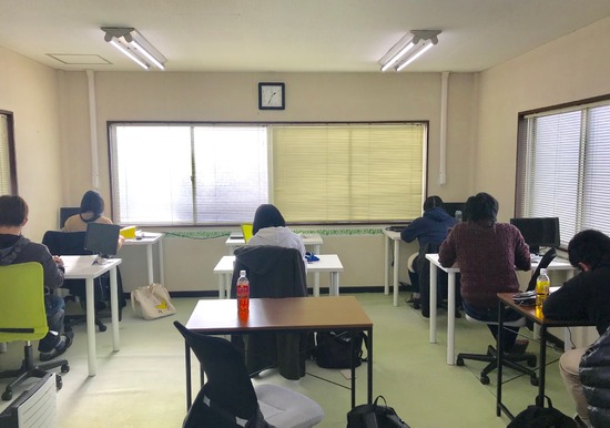 富士吉田キャンパスの1月の様子