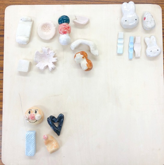 生徒が作った箸置き完成！