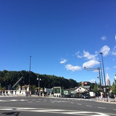 ハロウィーンと台風を控えた原宿表参道