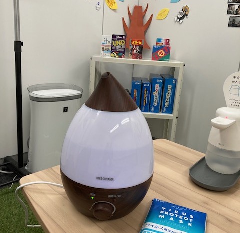 感染対策万全に！