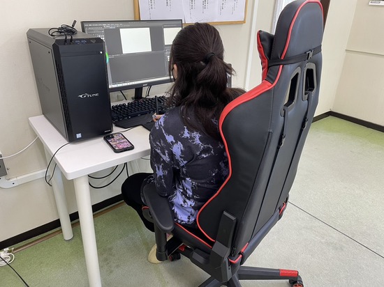 ペンタブ講座の様子です