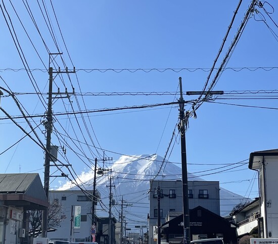 青空と富士山