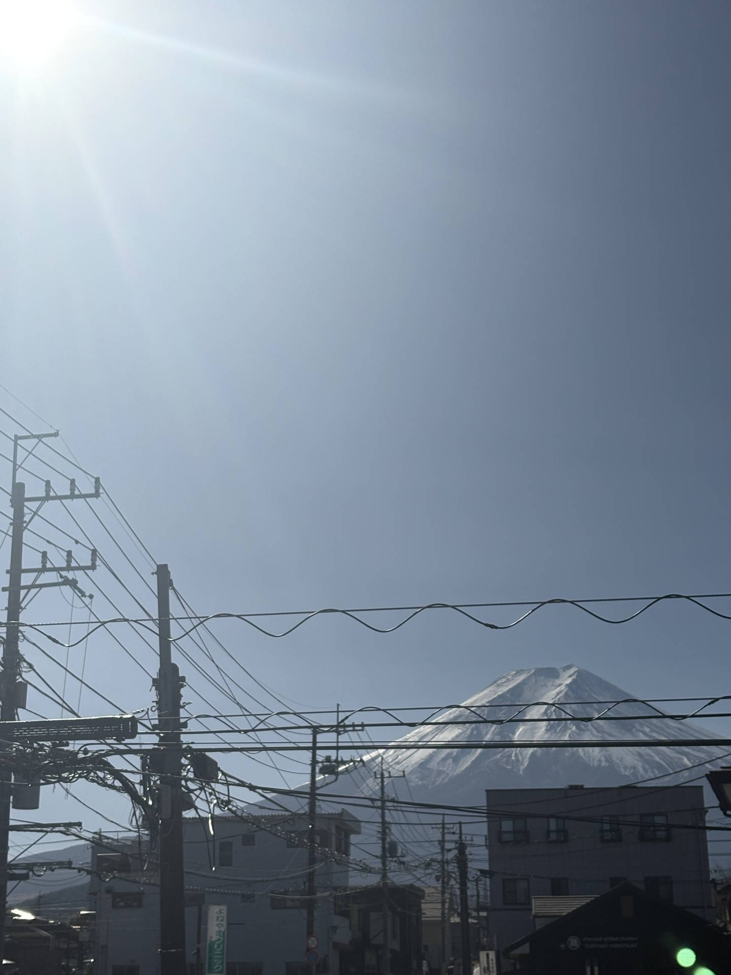 富士山がとてもきれいです(^^♪