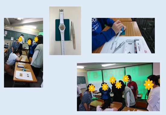 特別活動　時計電池交換ワークショップが実施されました