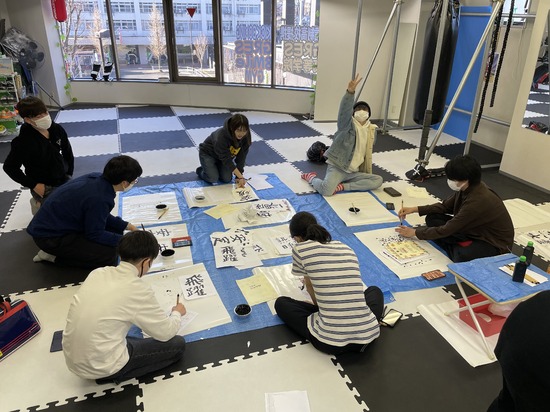 書き初めやりました♪♪