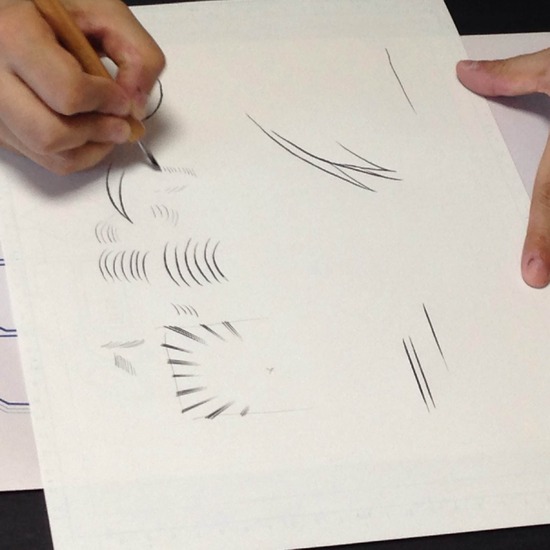 明日は、今年度第６回目のまんが講座です☆